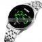 Top good quality fashion Skmei 1579 business led touch watch stainless steel 30m water resister men wristwatches