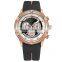 Water resistant stainless steel bezel blue silicone straps female luxury ladies watch women brand