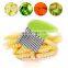 Stainless Steel Fruit & Vegetable Cutter Wave Manual Potato Slicer Kitchen Tools