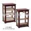 Wholesale Premium Classical Custom wood Red black Cigar Humidor display Box holder Acrylic cigar Humidor