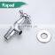 Rapsel Good Price Brass Body Chrome Plated 90 Degree Water Angle Valve
