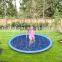 Top Ranking Indoor Thicken Cooling Splash PVC Plastic Pet Sprinkler Foldable Water Portable Dog Pool