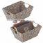 Best Price Natural Woven Hyacinth Storage Cube Basket Bins organization Woven Natural Basket vietnam cheap wholesale