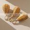 Best Price Rattan rattle baby boho, Toy For Kids Bohemian Toys hand bell Wholesale Supplier