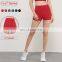 2 Inches Peach Hip Sports Biker Street Shorts Custom Women High Waist Yoga Quick Dry Shorts