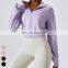 Custom Activewear Breathable Running Tops Workout Wear Full Zip Long Sleeve Gym Fitness Jackets Yoga Jacket For Women