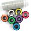 Good price 8pcs for one plastic bucket skateboard bearings ABEC-9 608RS