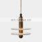 Classic Brass Retro Style Decorative Chandeliers Personalized Customization Modern Spanish Snowflake Stone Lamp Ceiling
