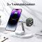 15W Fast Charge 3-in-1 Wireless Charger Supports Wireless Charging of Mobile Phones, Earphones and Watches ABS