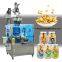 Automatic Small Bottle Liquid Fruit Juice Rotary Filling Machine Production Line