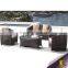 Garden Line Lowes Wicker Outdoor Patio Rattan Sofa with Cushions