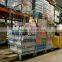 Warehouse folded wire mesh logistic cart