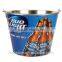 Beer Brand Full Color Aluminum Beer Bucket (Becks (Silver))