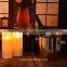Led moving wick flameless remote control led electronic candle