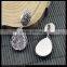 LFD-028E Wholesale Druzy Drusy Quartz Pave Rhinestone Crystal Drop Earrings Jewelry Finding