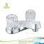 Best Quality Plastic Chromed Dual Handle Upc Basin Faucets