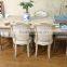 French style antique dining table and chair,graceful dining room set for villa project