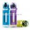 Custom portable silicone drinking bottle plastic for travelling