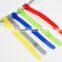 2016 Newest sticky hook loop colorful Back to back wire cable tie