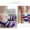 2016 New Design Men Sexy Multicolors stripe Non-Slip Men Invisible Socks with gel Custom Socks