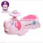 8 Wheels Elephant Wiggle Ride-On Baby And Adult Swing Car In Pink