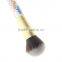 High Quality Flower Printed Plastic Handle Cosmetic Makeup Brush