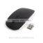 WIRELESS MOUSE ULTRA THIN OPTICAL USB CORELESS MOUSE(Black rubber finish)