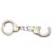 cheapest wholesale unique charm silver alloy stainless stell handcuffs bracelet with crystal