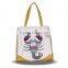 Constellation Series Embroidery And Printed Scorpio Female Canvas Handbag Daily Use Single Shoulder Shopping Bags
