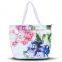 Summer Style Floral Printing Women Girl Canvas Tote Casual Beach Bag