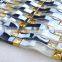LV002 hot sale white and black mix color art glass mosaic pattern