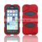 2015 New hot selling heavy duty dual Layer Shockproof Armor rubber Case Cover For iPhone 5S