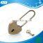 AJF antique heart shape bronze key lock love heart locks