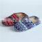 Woman Knitted Indoor Slipper With Heel