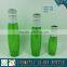 Luxury Cosmetics Packaging Green Colored Cosmetic Glass Bottle and Face Cream Jar