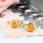 Less than 1 dollar imitation amber jewelry rhinestone gemstone finger ring