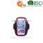 China manufactorer custom sports running activity sport outdoors armband with small pocket