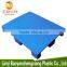 1000x800x140mm nine feets plastic pallet with steel