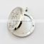 Wholesale Magnetic 316L Stainless Steel Bell Aromatherapy Essential Oils Diffuser Locket Necklace Pendant