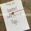Custom jewelry Miss you card heart wish bracelet