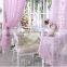 Hot sale european sheer curtains pink sheer curtain fabric