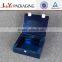 Foldable blue gear insert custom clothing window box see through gift boxes