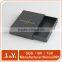 custom black bangle bracelet jewelry box with cotton pouches