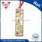 Memorial metal bookmark