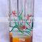 glass bottle home decorate crystal hand painted flower vases antique