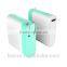 colorful 4 LED light 5200 mAh smartphone power bank AC charger