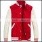 Newest style Men and women pure color sweethearts outfit baseball uniform cardigan add wool fleece jacket