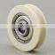 U groove Custom window and furniture sliding doors rollers wheels bearings