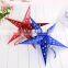 Card paper star shape lantern with illumination accessory