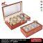 10 watch Clear Top solid Wood Display Case Box